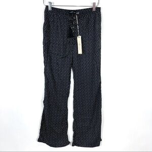 Mustard Seed heart wide leg pants polka dots